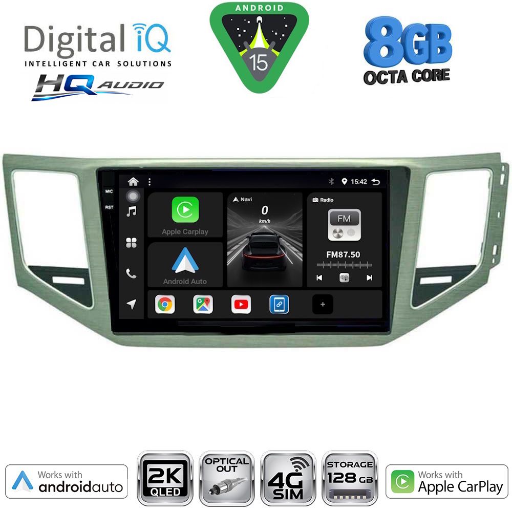 DIGITAL IQ BXK 20745SL_CPAA (10inc) MULTIMEDIA TABLET for VW GOLF SPORTSVAN mod. 2014-2021 (SILVER) DIGITAL IQ BXK 20745SL_CPAA (10inc) MULTIMEDIA TABLET for VW GOLF SPORTSVAN mod. 2014-2021 (SILVER)