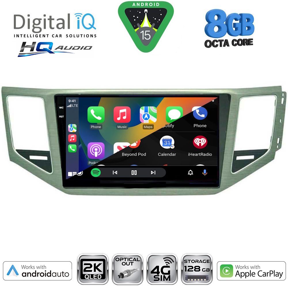 DIGITAL IQ BXK 20745SL_CPAA (10inc) MULTIMEDIA TABLET for VW GOLF SPORTSVAN mod. 2014-2021 (SILVER) DIGITAL IQ BXK 20745SL_CPAA (10inc) MULTIMEDIA TABLET for VW GOLF SPORTSVAN mod. 2014-2021 (SILVER)