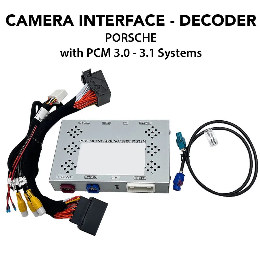DIGITAL IQ PR 9850_CI (CAMERA INTERFACE for PORSCHE with PCM 3.0 -3.1 Systems) DIGITAL IQ PR 9850_CI (CAMERA INTERFACE for PORSCHE with PCM 3.0 -3.1 Systems)