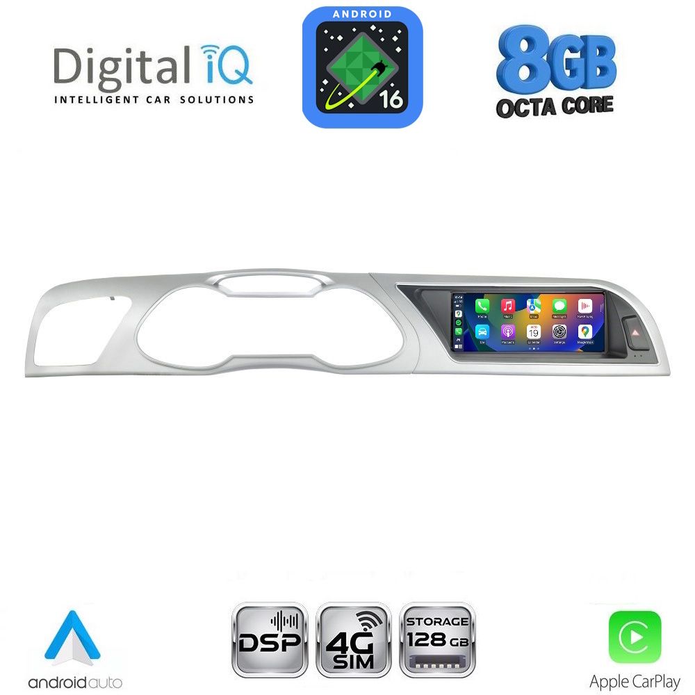 DIGITAL IQ TPK 16919_CPA (8.8inc) MULTIMEDIA SYSTEM for AUDI A4 mod. 2012-2016 DIGITAL IQ TPK 16919_CPA (8.8inc) MULTIMEDIA SYSTEM for AUDI A4 mod. 2012-2016