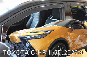 ΑΝΕΜΟΘΡΑΥΣΤΕΣ ΓΙΑ TOYOTA C-HR 5D 2023+ ΖΕΥΓΑΡΙ ΑΠΟ ΕΥΚΑΜΠΤΟ ΦΙΜΕ ΠΛΑΣΤΙΚΟ HEKO - 2 ΤΕΜ ΑΝΕΜΟΘΡΑΥΣΤΕΣ ΓΙΑ TOYOTA C-HR 5D 2023+ ΖΕΥΓΑΡΙ ΑΠΟ ΕΥΚΑΜΠΤΟ ΦΙΜΕ ΠΛΑΣΤΙΚΟ HEKO - 2 ΤΕΜ