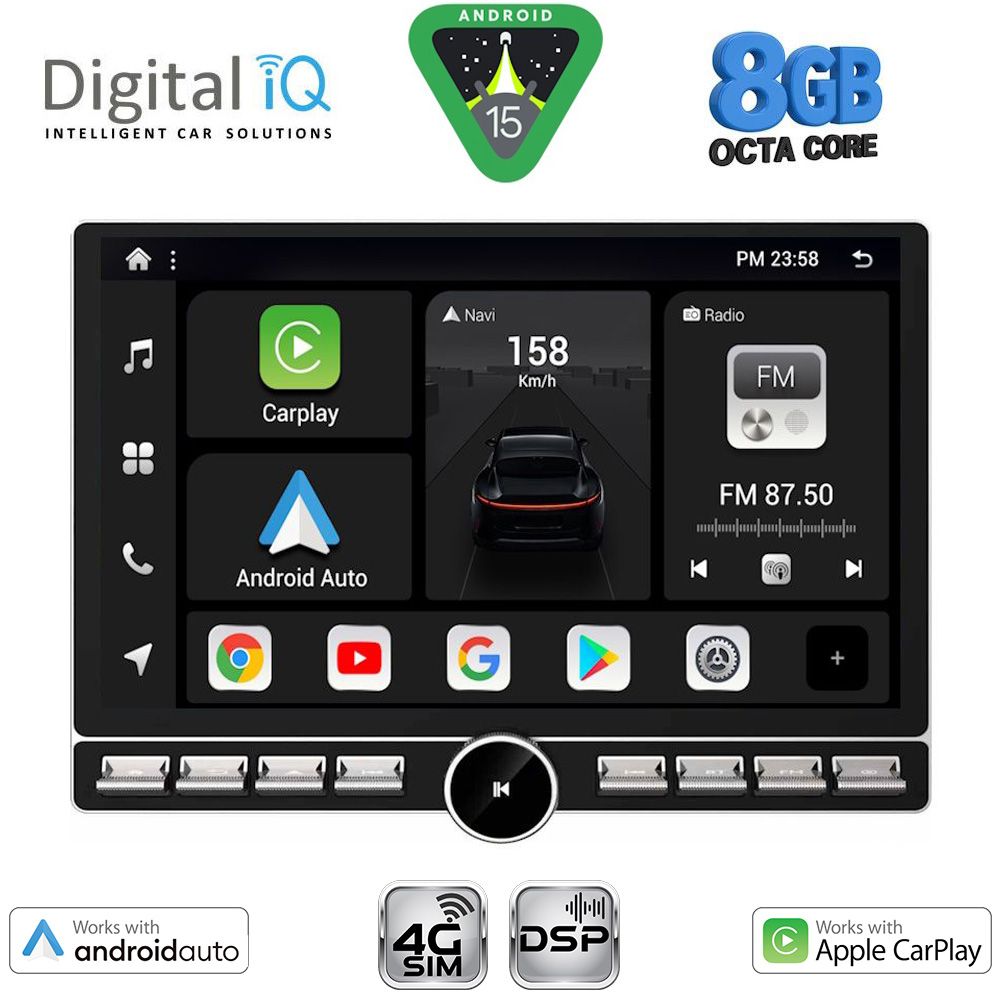 DIGITAL IQ BXF 7950_CPAA (10.1'' DIN) MULTIMEDIA TABLET 1DIN with 4G SIM DIGITAL IQ BXF 7950_CPAA (10.1'' DIN) MULTIMEDIA TABLET 1DIN with 4G SIM