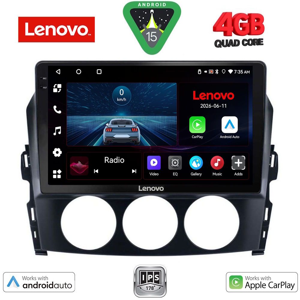 LENOVO LVE 8392_CPAA (9inc) MULTIMEDIA TABLET for MAZDA MX5 mod. 2005-2015 LENOVO LVE 8392_CPAA (9inc) MULTIMEDIA TABLET for MAZDA MX5 mod. 2005-2015
