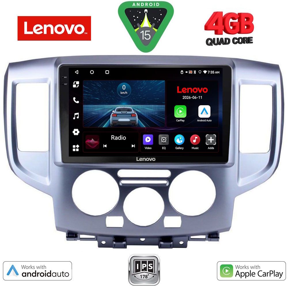 LENOVO LVE 8458SL_CPAA (9inc) MULTIMEDIA TABLET for NISSAN NV 200 mod. 2009-2020 (SILVER) LENOVO LVE 8458SL_CPAA (9inc) MULTIMEDIA TABLET for NISSAN NV 200 mod. 2009-2020 (SILVER)