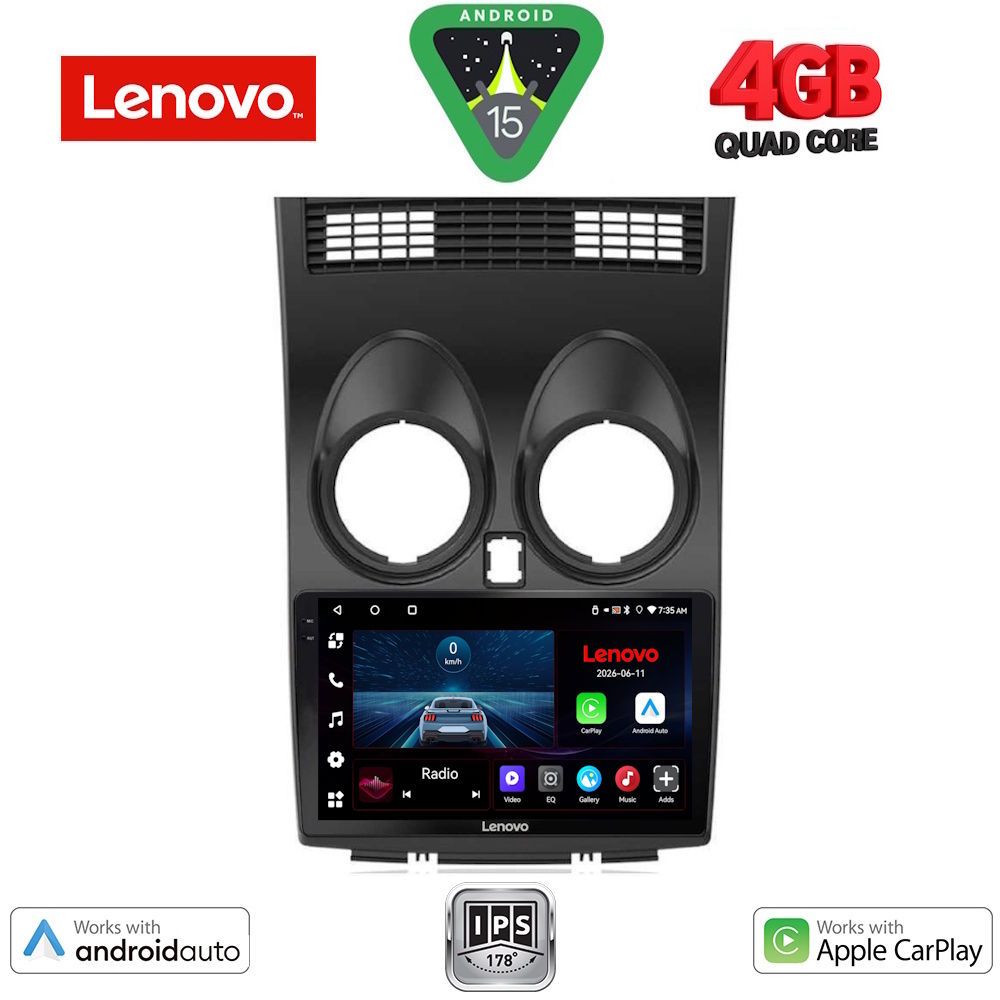 LENOVO LVE 8466_CPAA (9inc) MULTIMEDIA TABLET for NISSAN QASHQAI mod. 2007-2014 LENOVO LVE 8466_CPAA (9inc) MULTIMEDIA TABLET for NISSAN QASHQAI mod. 2007-2014