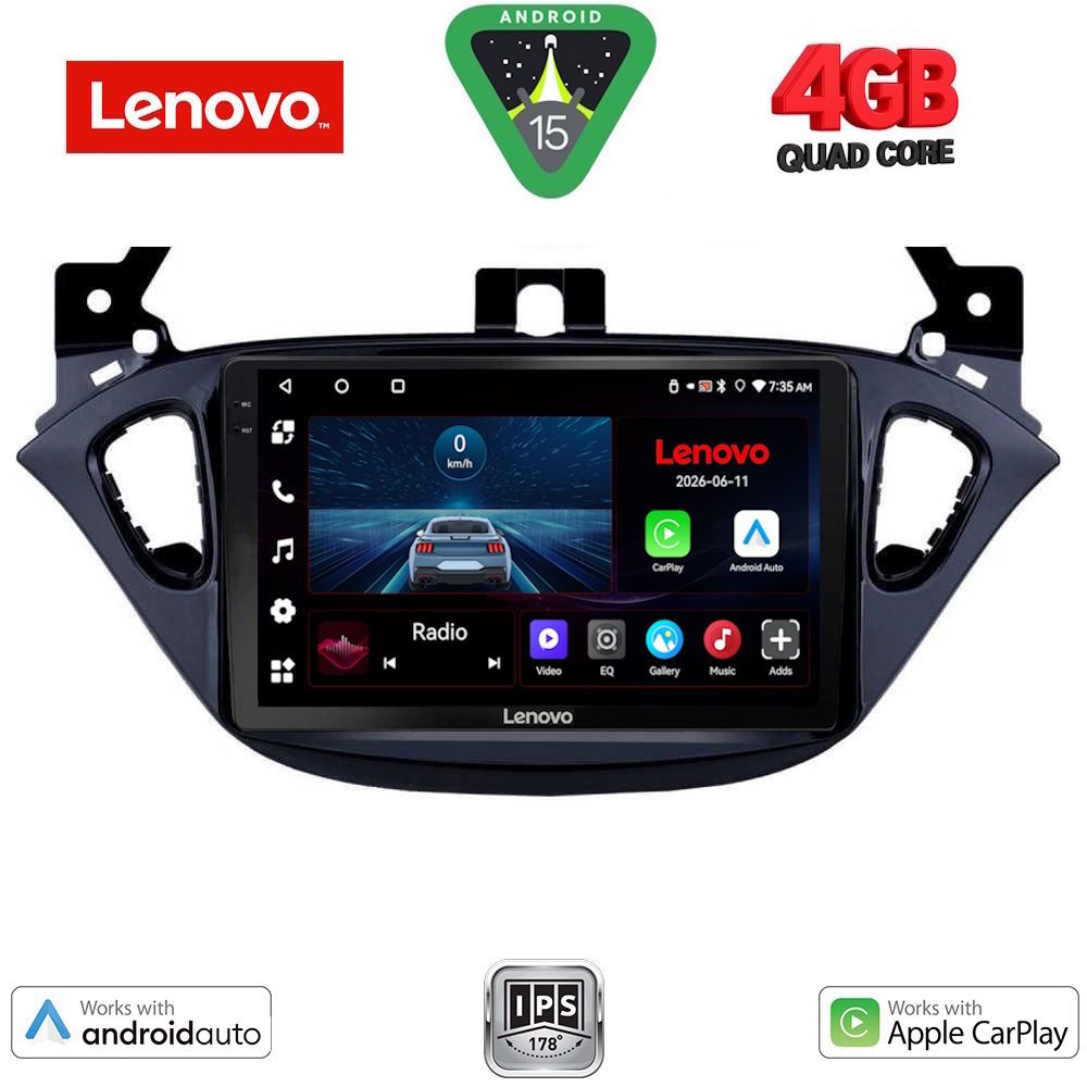 LENOVO LVE 8486_CPAA (9inc) MULTIMEDIA TABLET for OPEL ADAM - CORSA E mod. 2014-2019 LENOVO LVE 8486_CPAA (9inc) MULTIMEDIA TABLET for OPEL ADAM - CORSA E mod. 2014-2019