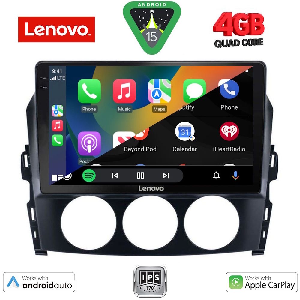 LENOVO LVE 8392_CPAA (9inc) MULTIMEDIA TABLET for MAZDA MX5 mod. 2005-2015 LENOVO LVE 8392_CPAA (9inc) MULTIMEDIA TABLET for MAZDA MX5 mod. 2005-2015