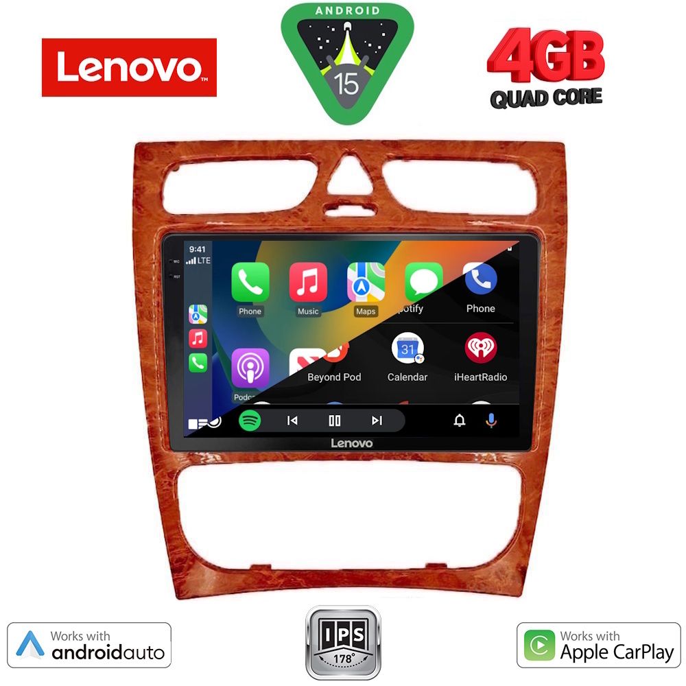LENOVO LVE 8402CH_CPAA (9inc) MULTIMEDIA TABLET for MERCEDES C (W203) mod. 1999-2004 LENOVO LVE 8402CH_CPAA (9inc) MULTIMEDIA TABLET for MERCEDES C (W203) mod. 1999-2004