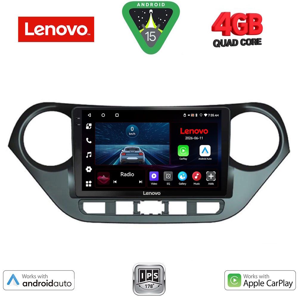LENOVO LVE 8224_CPAA (9inc) MULTIMEDIA TABLET for HYUNDAI i10 mod. 2014-2020 LENOVO LVE 8224_CPAA (9inc) MULTIMEDIA TABLET for HYUNDAI i10 mod. 2014-2020