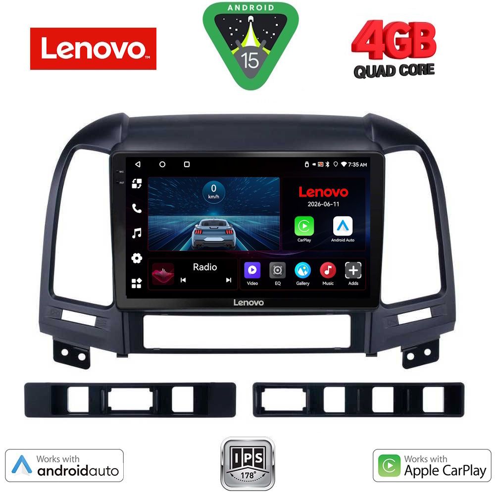 LENOVO LVE 8239_CPAA (9inc) MULTIMEDIA TABLET for HYUNDAI SANTA FE mod. 2005-2013 LENOVO LVE 8239_CPAA (9inc) MULTIMEDIA TABLET for HYUNDAI SANTA FE mod. 2005-2013