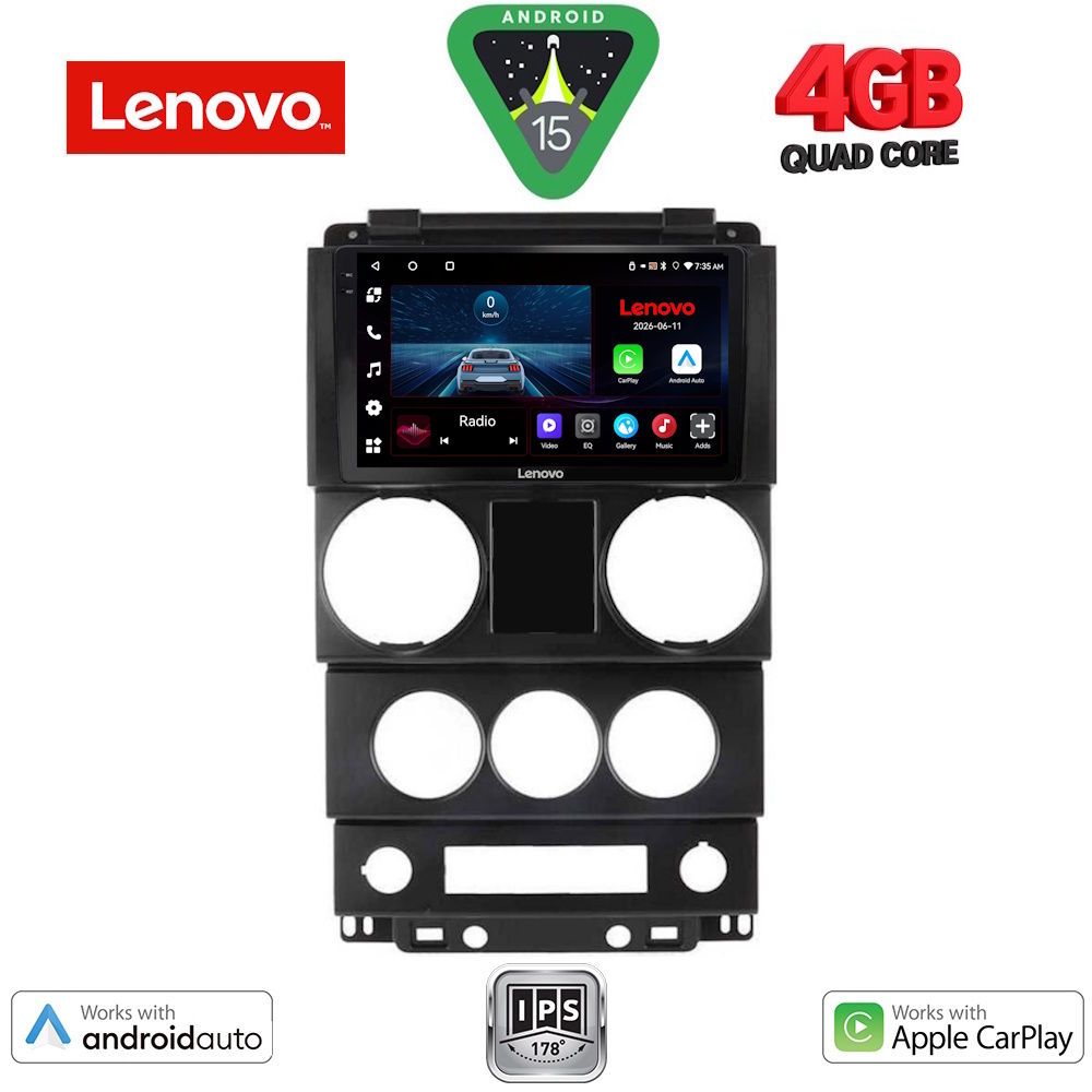 LENOVO LVE 8292_CPAA (9inc) MULTIMEDIA TABLET for JEEP WRANGLER mod. 2006-2011 LENOVO LVE 8292_CPAA (9inc) MULTIMEDIA TABLET for JEEP WRANGLER mod. 2006-2011