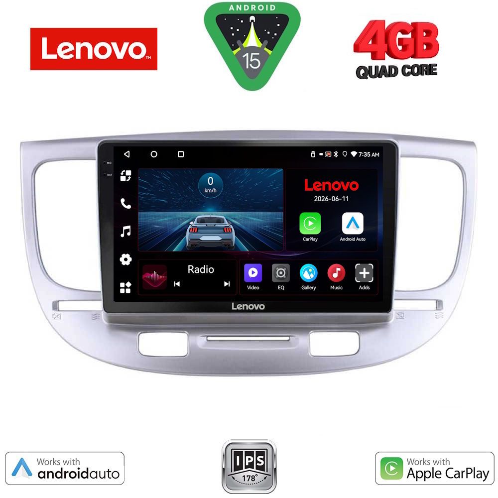 LENOVO LVE 8313_CPAA (9inc) MULTIMEDIA TABLET for KIA RIO mod. 2005-2011 LENOVO LVE 8313_CPAA (9inc) MULTIMEDIA TABLET for KIA RIO mod. 2005-2011