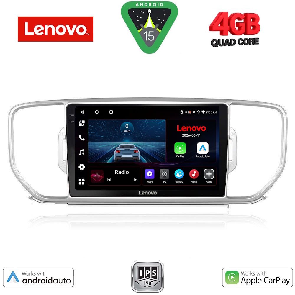 LENOVO LVE 8326_CPAA (9inc) MULTIMEDIA TABLET for KIA SPORTAGE mod. 2015-2018 LENOVO LVE 8326_CPAA (9inc) MULTIMEDIA TABLET for KIA SPORTAGE mod. 2015-2018