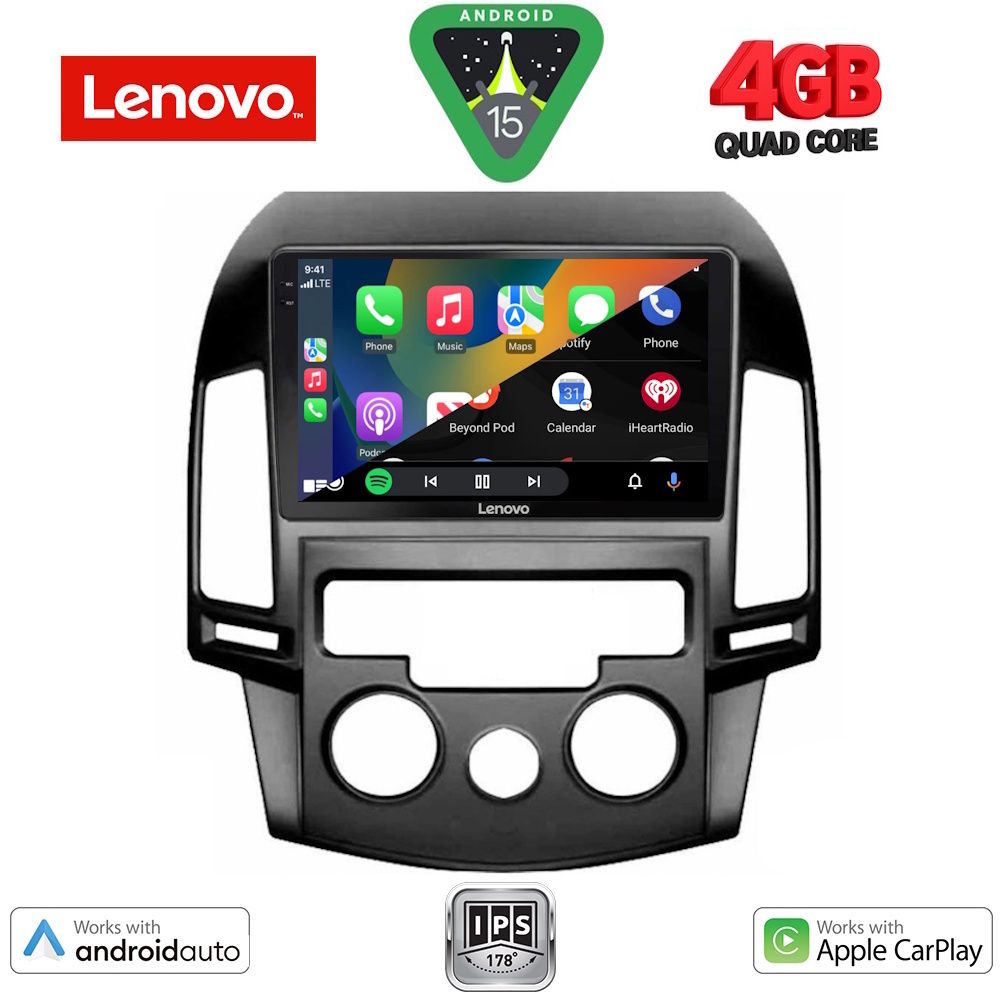 LENOVO LVE 8231_CPAA A/C (9inc) MULTIMEDIA TABLET for HYUNDAI i30 mod. 2007-2012 LENOVO LVE 8231_CPAA A/C (9inc) MULTIMEDIA TABLET for HYUNDAI i30 mod. 2007-2012