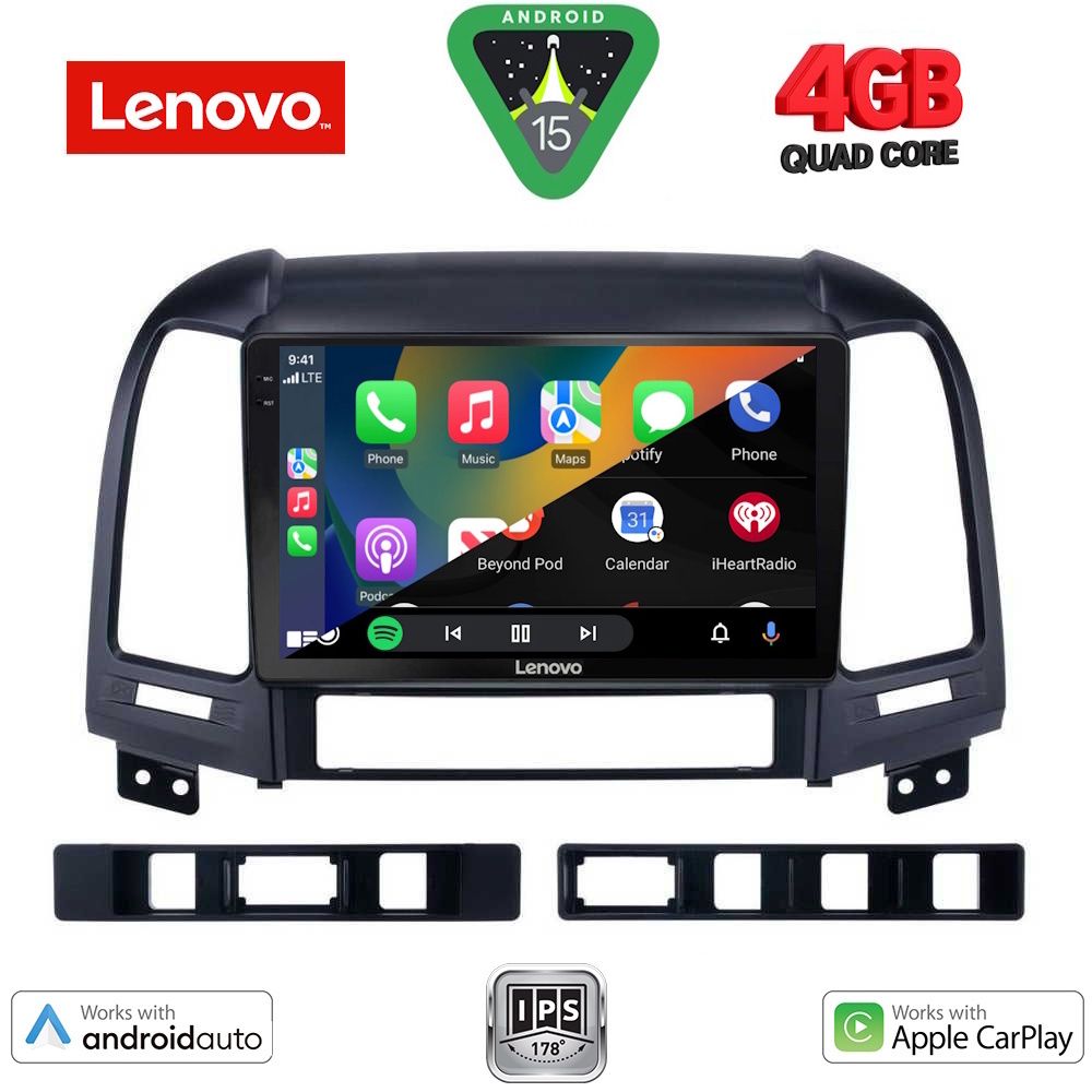 LENOVO LVE 8239_CPAA (9inc) MULTIMEDIA TABLET for HYUNDAI SANTA FE mod. 2005-2013 LENOVO LVE 8239_CPAA (9inc) MULTIMEDIA TABLET for HYUNDAI SANTA FE mod. 2005-2013
