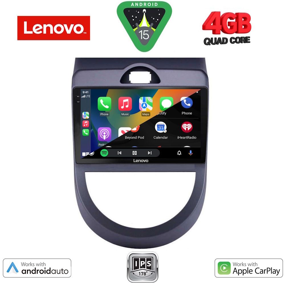 LENOVO LVE 8320_CPAA (9inc) MULTIMEDIA TABLET for KIA SOUL mod. 2008-2013 LENOVO LVE 8320_CPAA (9inc) MULTIMEDIA TABLET for KIA SOUL mod. 2008-2013