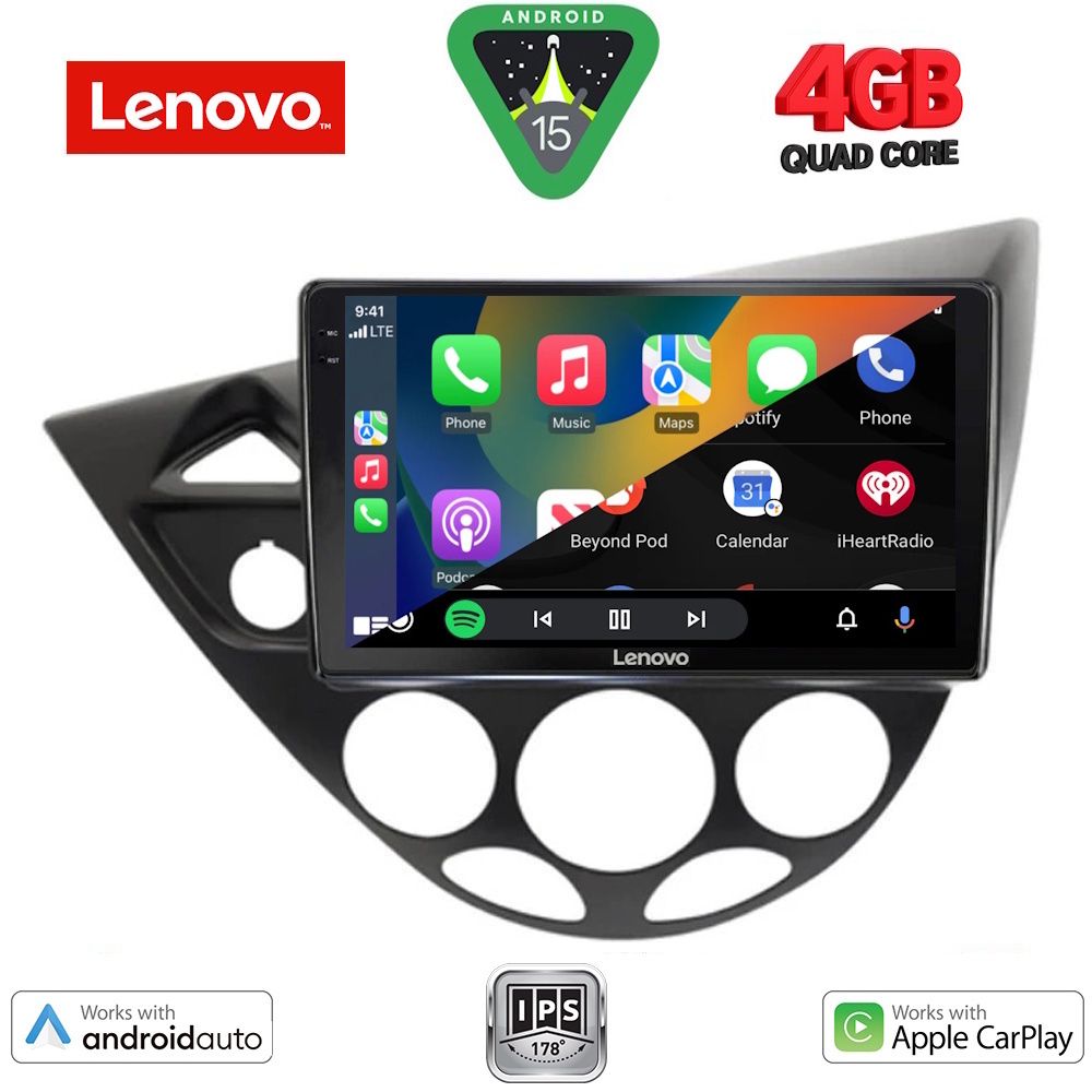LENOVO LVE 8169_CPAA (9inc) MULTIMEDIA TABLET for FORD FOCUS mod. 1998-2004 LENOVO LVE 8169_CPAA (9inc) MULTIMEDIA TABLET for FORD FOCUS mod. 1998-2004