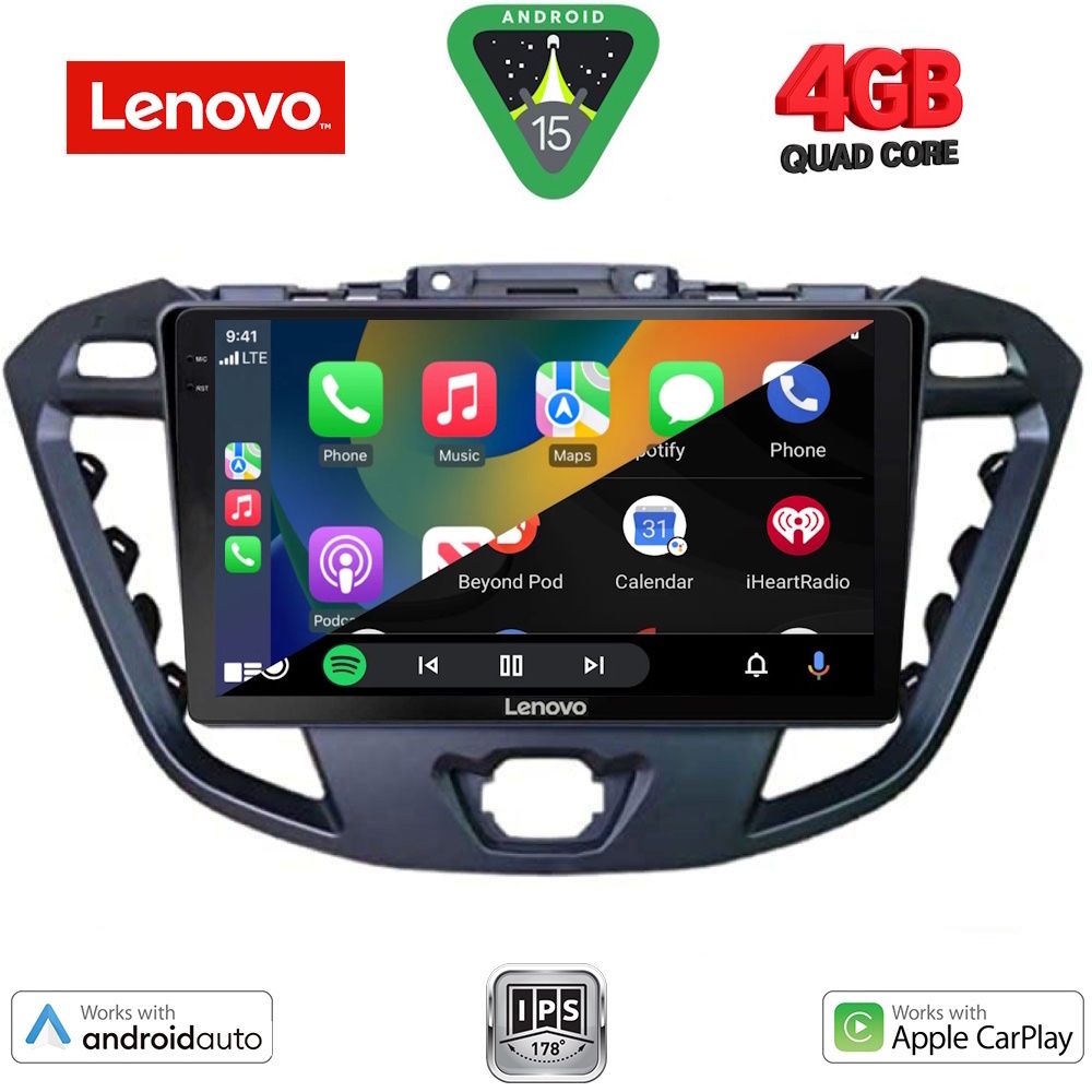LENOVO LVE 8177_CPAA (9inc) MULTIMEDIA TABLET for FORD TRANSIT CUSTOM | TOURNEO CUSTOM mod. 2013-2019 LENOVO LVE 8177_CPAA (9inc) MULTIMEDIA TABLET for FORD TRANSIT CUSTOM | TOURNEO CUSTOM mod. 2013-2019