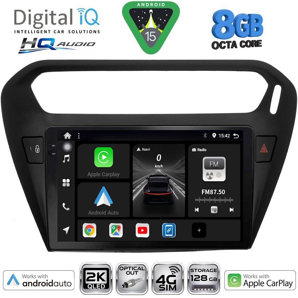 DIGITAL IQ BXK 20511BL_CPAA (9inc) MULTIMEDIA TABLET for CITROEN ELYSEE – PEUGEOT 301 mod. 2013-2026 (BLACK) DIGITAL IQ BXK 20511BL_CPAA (9inc) MULTIMEDIA TABLET for CITROEN ELYSEE – PEUGEOT 301 mod. 2013-2026 (BLACK)