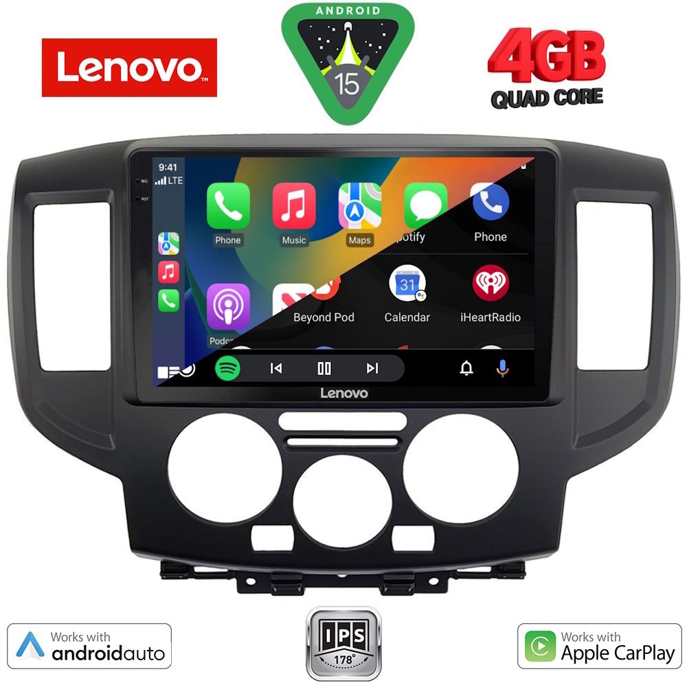 LENOVO LVE 8458BL_CPAA (9inc) MULTIMEDIA TABLET for NISSAN NV 200 mod. 2009-2020 (BLACK) LENOVO LVE 8458BL_CPAA (9inc) MULTIMEDIA TABLET for NISSAN NV 200 mod. 2009-2020 (BLACK)