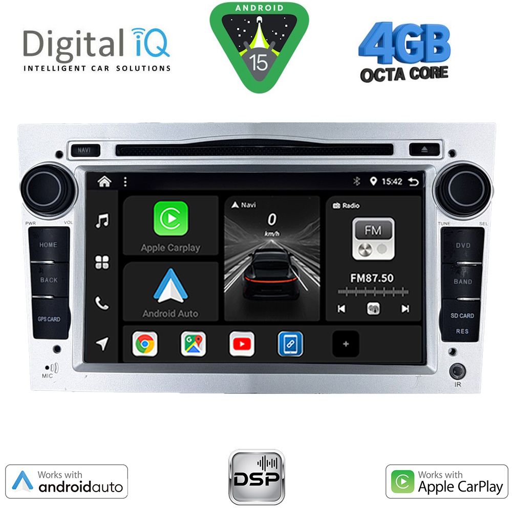 DIGITAL IQ BXF 619SL_CPAA (7" DVD) MULTIMEDIA SYSTEM for OPEL ALL mod. 2004-2012 (SILVER) DIGITAL IQ BXF 619SL_CPAA (7" DVD) MULTIMEDIA SYSTEM for OPEL ALL mod. 2004-2012 (SILVER)