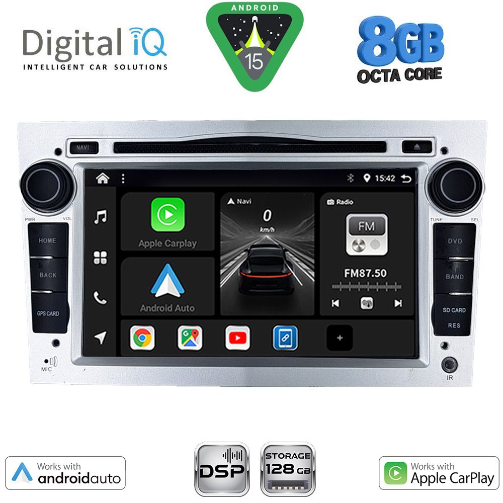 DIGITAL IQ BXF 719SL_CPAA (7" DVD) MULTIMEDIA SYSTEM for OPEL ALL mod. 2004-2012 (SILVER) DIGITAL IQ BXF 719SL_CPAA (7" DVD) MULTIMEDIA SYSTEM for OPEL ALL mod. 2004-2012 (SILVER)