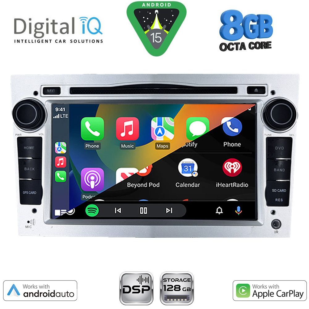 DIGITAL IQ BXF 719SL_CPAA (7" DVD) MULTIMEDIA SYSTEM for OPEL ALL mod. 2004-2012 (SILVER) DIGITAL IQ BXF 719SL_CPAA (7" DVD) MULTIMEDIA SYSTEM for OPEL ALL mod. 2004-2012 (SILVER)