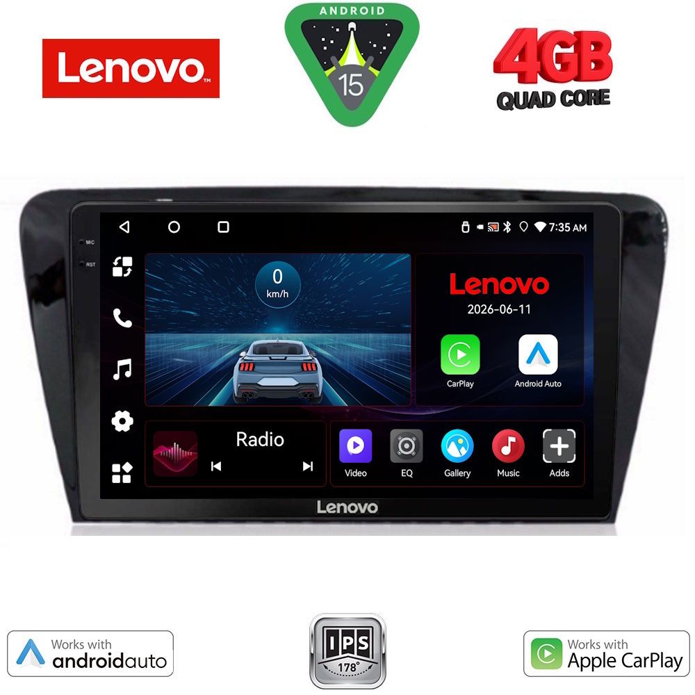 LENOVO LVE 8597_CPAA (10inc) MULTIMEDIA TABLET for SKODA OCTAVIA 7 mod. 2013-2021 LENOVO LVE 8597_CPAA (10inc) MULTIMEDIA TABLET for SKODA OCTAVIA 7 mod. 2013-2021