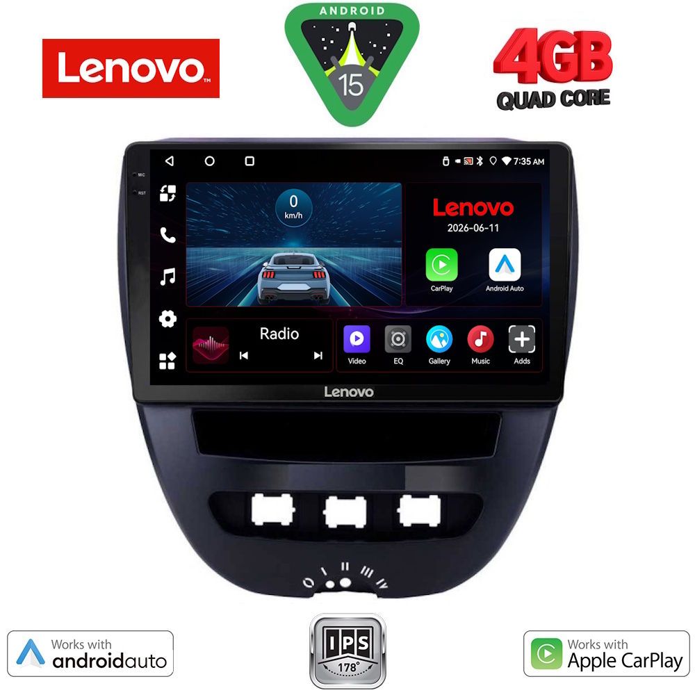 LENOVO LVE 8707_CPAA (10inc) MULTIMEDIA TABLET for CITROEN C1-PEUGEOT 107-TOYOTA AYGO mod. 2005-2014 LENOVO LVE 8707_CPAA (10inc) MULTIMEDIA TABLET for CITROEN C1-PEUGEOT 107-TOYOTA AYGO mod. 2005-2014
