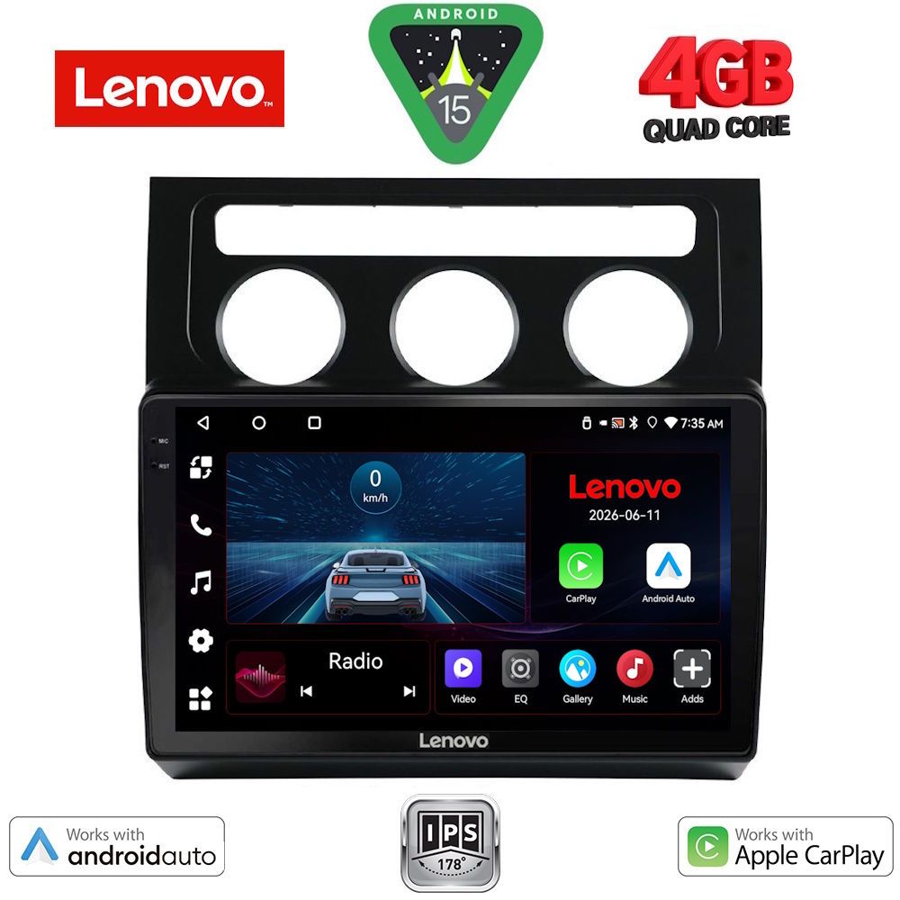 LENOVO LVE 8767_CPAA CLIMA (10inc) MULTIMEDIA TABLET for VW TOURAN mod. 2003-2010 LENOVO LVE 8767_CPAA CLIMA (10inc) MULTIMEDIA TABLET for VW TOURAN mod. 2003-2010
