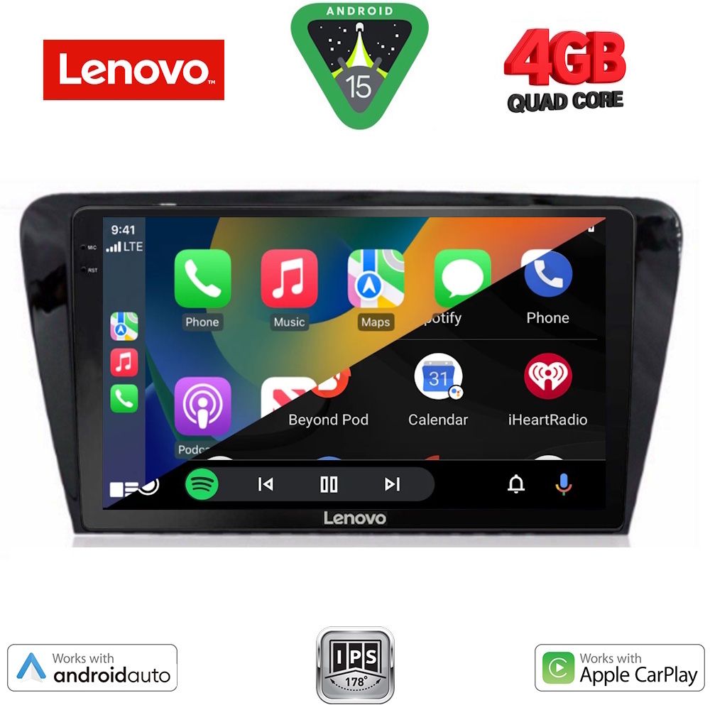 LENOVO LVE 8597_CPAA (10inc) MULTIMEDIA TABLET for SKODA OCTAVIA 7 mod. 2013-2021 LENOVO LVE 8597_CPAA (10inc) MULTIMEDIA TABLET for SKODA OCTAVIA 7 mod. 2013-2021