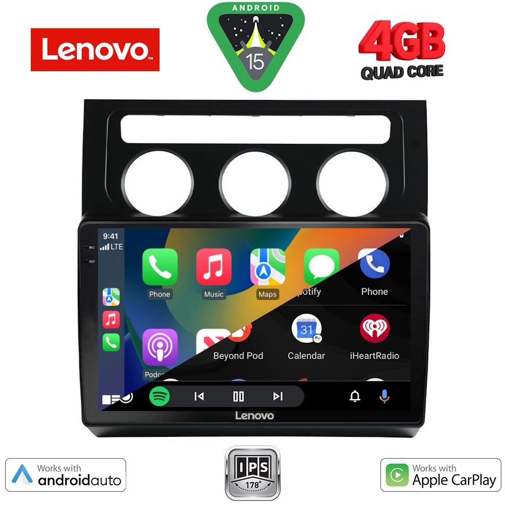 LENOVO LVE 8767_CPAA CLIMA (10inc) MULTIMEDIA TABLET for VW TOURAN mod. 2003-2010 LENOVO LVE 8767_CPAA CLIMA (10inc) MULTIMEDIA TABLET for VW TOURAN mod. 2003-2010
