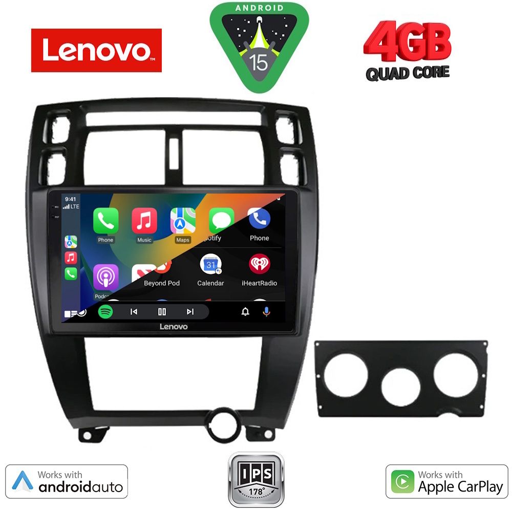 LENOVO LVE 8241BL_CPAA (10inc) MULTIMEDIA TABLET for HYUNDAI TUCSON mod. 2004-2010 (BLACK) LENOVO LVE 8241BL_CPAA (10inc) MULTIMEDIA TABLET for HYUNDAI TUCSON mod. 2004-2010 (BLACK)