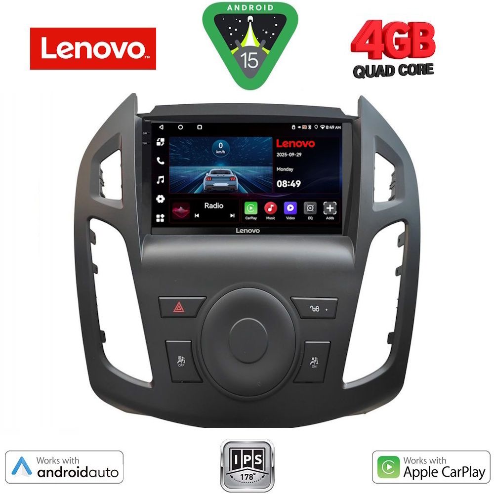 LENOVO LVE 8176_CPAA (9inc) MULTIMEDIA TABLET for FORD TRANSIT CONNECT mod. 2013-2018 LENOVO LVE 8176_CPAA (9inc) MULTIMEDIA TABLET for FORD TRANSIT CONNECT mod. 2013-2018