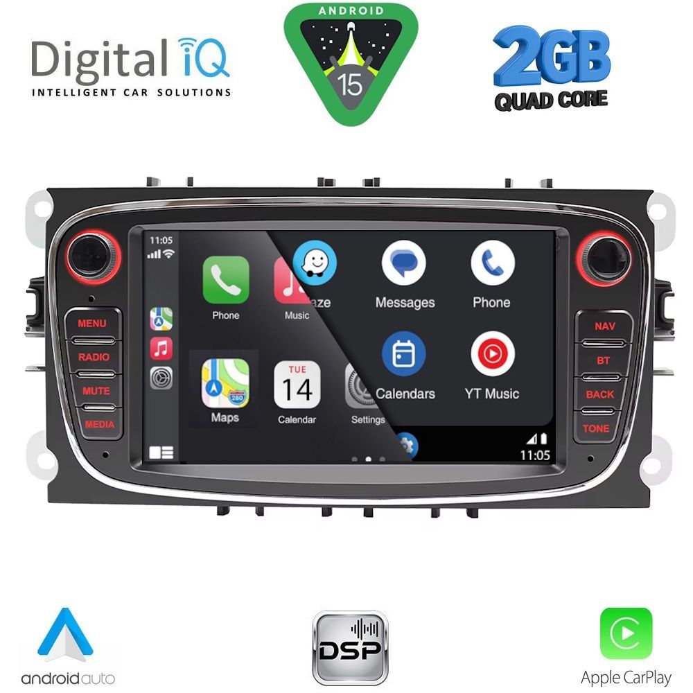 DIGITAL IQ BLD 203S_CPA (7" DECK) MULTIMEDIA for FORD mod. 2007-2011 DIGITAL IQ BLD 203S_CPA (7" DECK) MULTIMEDIA for FORD mod. 2007-2011