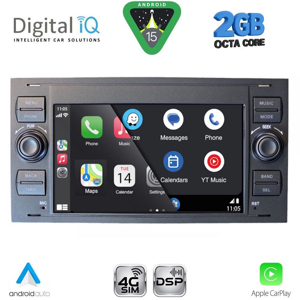 DIGITAL IQ BLF 302B_CPA (7" DECK) MULTIMEDIA SYSTEM for FORD mod. 2004-2008 DIGITAL IQ BLF 302B_CPA (7" DECK) MULTIMEDIA SYSTEM for FORD mod. 2004-2008