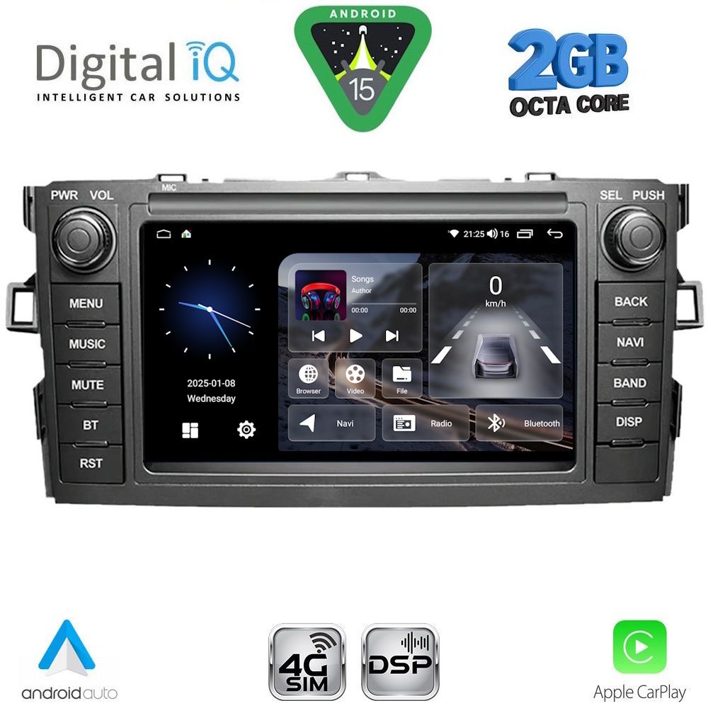 DIGITAL IQ BLF 328_CPA (7" DECK) MULTIMEDIA OEM for TOYOTA AURIS mod. 2007-2012 DIGITAL IQ BLF 328_CPA (7" DECK) MULTIMEDIA OEM for TOYOTA AURIS mod. 2007-2012