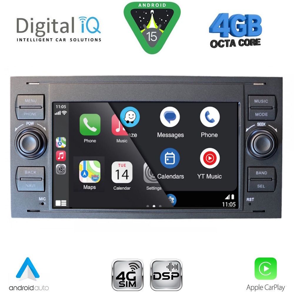 DIGITAL IQ BLG 402B_CPA (7" DECK) MULTIMEDIA SYSTEM for FORD mod. 2004-2008 DIGITAL IQ BLG 402B_CPA (7" DECK) MULTIMEDIA SYSTEM for FORD mod. 2004-2008