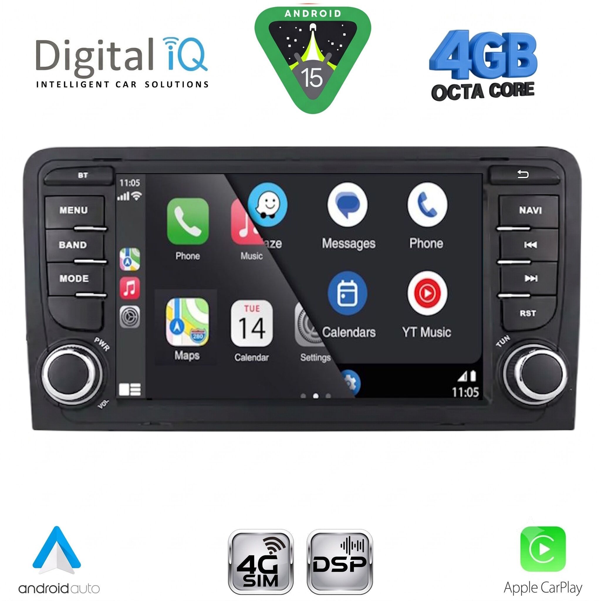 DIGITAL IQ BLG 449_CPA (7″ DECK) MULTIMEDIA OEM for AUDI A3 mod. 2003-2012 DIGITAL IQ BLG 449_CPA (7″ DECK) MULTIMEDIA OEM for AUDI A3 mod. 2003-2012
