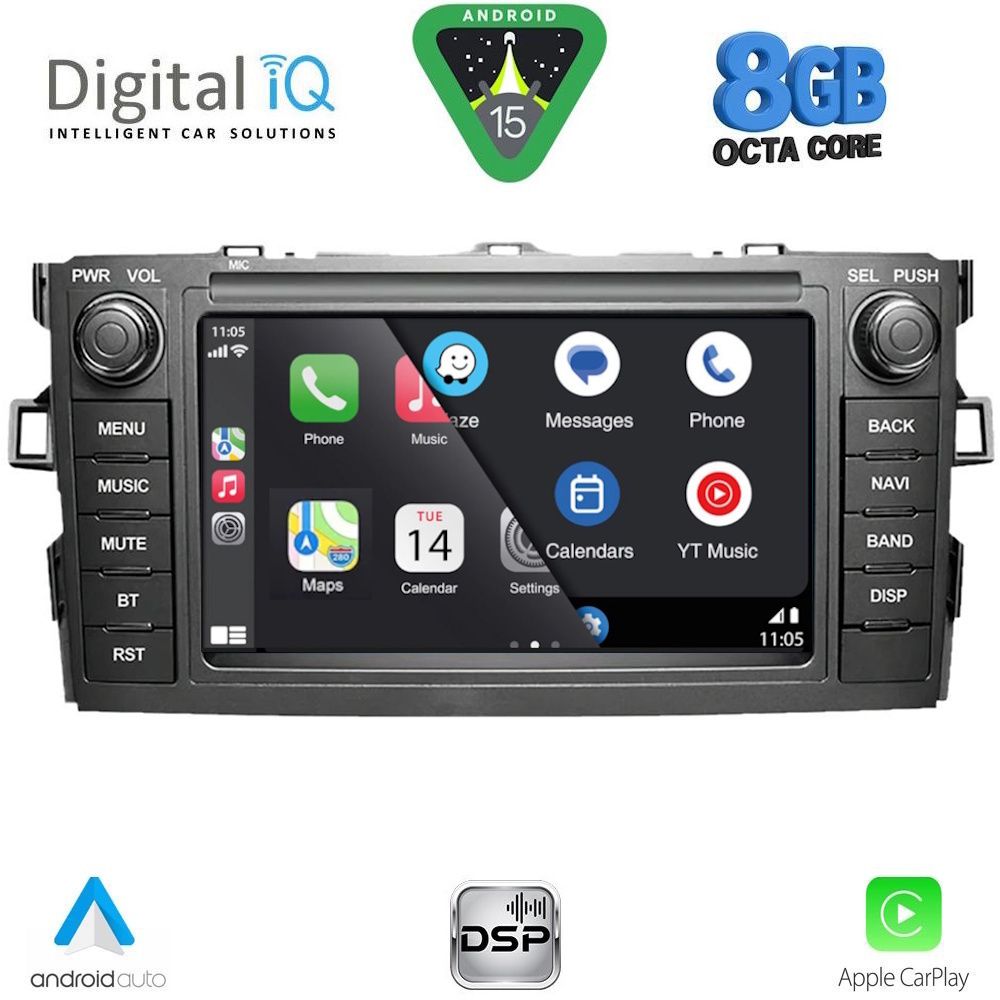 DIGITAL IQ BLM 728_CPA (7" DECK) MULTIMEDIA OEM for TOYOTA AURIS mod. 2007-2012 DIGITAL IQ BLM 728_CPA (7" DECK) MULTIMEDIA OEM for TOYOTA AURIS mod. 2007-2012