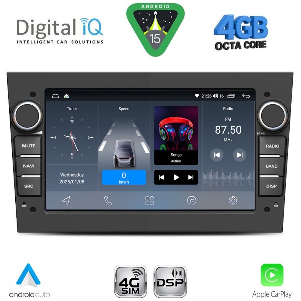 DIGITAL IQ BLG 419BL_CPA (7" DECK) MULTIMEDIA SYSTEM for OPEL ALL mod. 2004-2014 (GLOSS BLACK) DIGITAL IQ BLG 419BL_CPA (7" DECK) MULTIMEDIA SYSTEM for OPEL ALL mod. 2004-2014 (GLOSS BLACK)