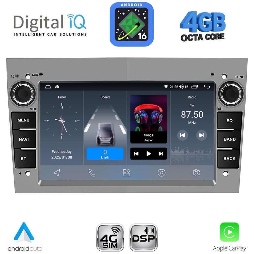 DIGITAL IQ BLG 419GR_CPA (7" DECK) MULTIMEDIA SYSTEM for OPEL ALL mod. 2004-2014 (GREY) DIGITAL IQ BLG 419GR_CPA (7" DECK) MULTIMEDIA SYSTEM for OPEL ALL mod. 2004-2014 (GREY)