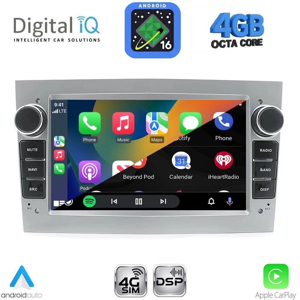 DIGITAL IQ BLG 419SL_CPA (7" DECK) MULTIMEDIA SYSTEM for OPEL ALL mod. 2004-2014 (SILVER) DIGITAL IQ BLG 419SL_CPA (7" DECK) MULTIMEDIA SYSTEM for OPEL ALL mod. 2004-2014 (SILVER)