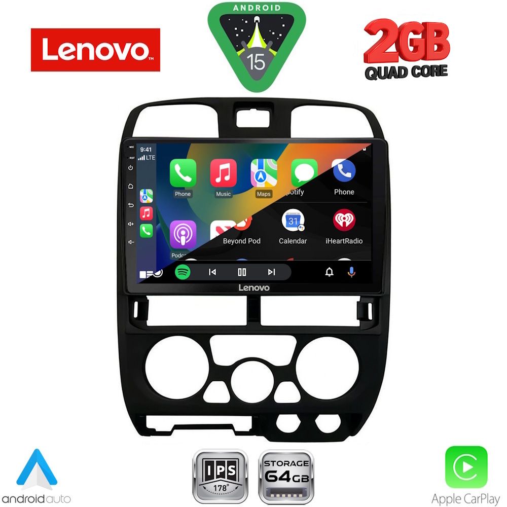LENOVO LVD 2253BL_CPA (9inc) MULTIMEDIA TABLET for ISUZU D-MAX mod. 2002-2008 (BLACK) LENOVO LVD 2253BL_CPA (9inc) MULTIMEDIA TABLET for ISUZU D-MAX mod. 2002-2008 (BLACK)