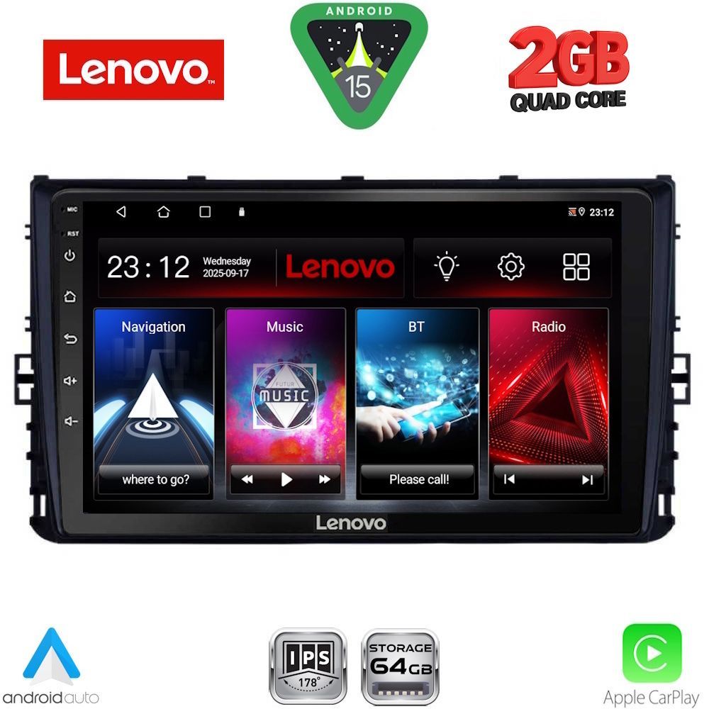 LENOVO LVD 2758_CPA (9inc) MULTIMEDIA TABLET for VW POLO – TROC – TCROSS - TAIGO mod. 2017-2026 LENOVO LVD 2758_CPA (9inc) MULTIMEDIA TABLET for VW POLO – TROC – TCROSS - TAIGO mod. 2017-2026