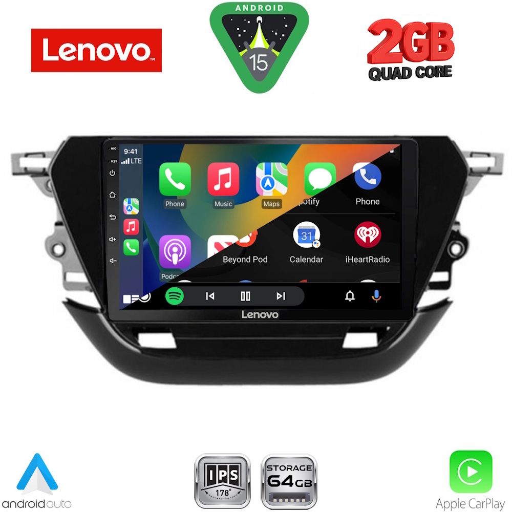 LENOVO LVD 2487_CPA (9inc) MULTIMEDIA TABLET for OPEL CORSA F mod. 2019-2024 LENOVO LVD 2487_CPA (9inc) MULTIMEDIA TABLET for OPEL CORSA F mod. 2019-2024