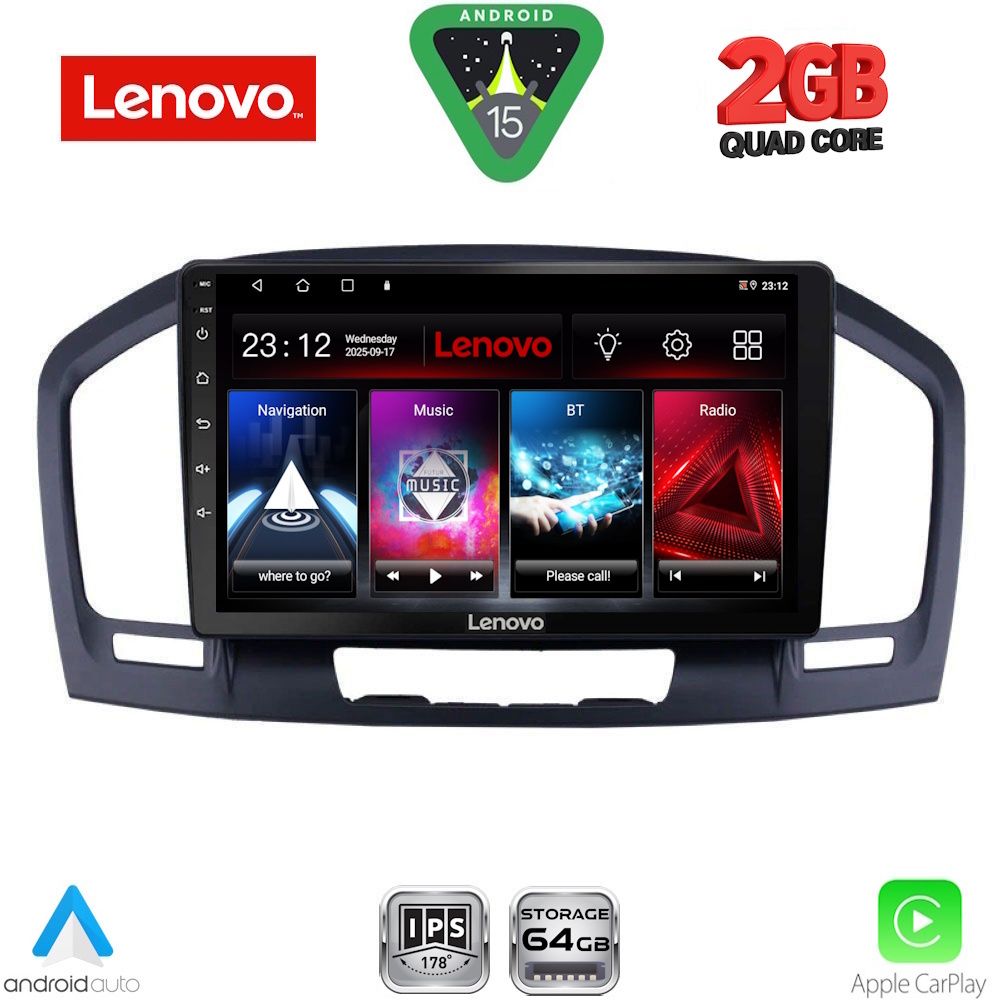 LENOVO LVD 2491BL_CPA (9inc) MULTIMEDIA TABLET for OPEL INSIGNIA mod. 2008-2013 (BLACK) LENOVO LVD 2491BL_CPA (9inc) MULTIMEDIA TABLET for OPEL INSIGNIA mod. 2008-2013 (BLACK)