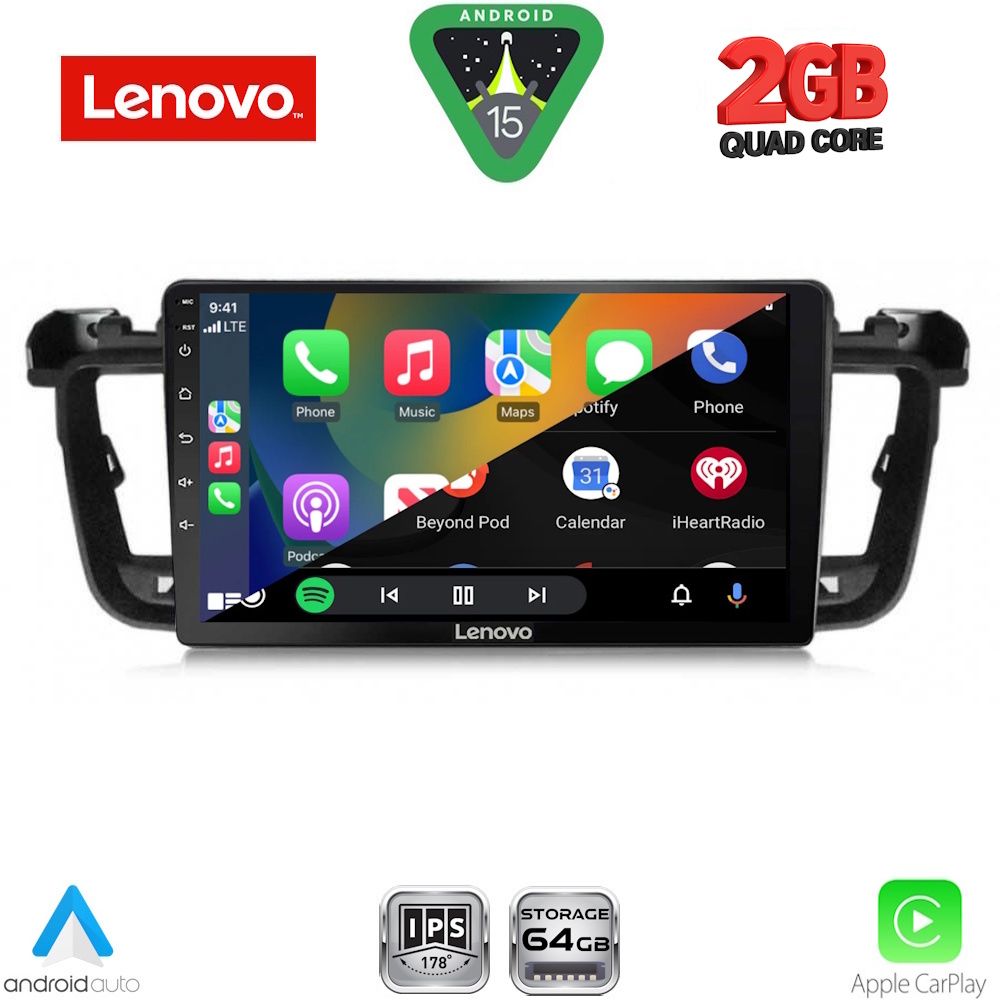 LENOVO LVD 2518_CPA (9inc) MULTIMEDIA TABLET for PEUGEOT 508 mod. 2010-2016 LENOVO LVD 2518_CPA (9inc) MULTIMEDIA TABLET for PEUGEOT 508 mod. 2010-2016