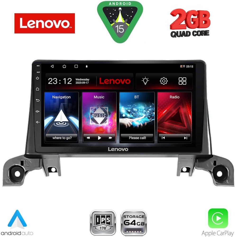 LENOVO LVD 2519_GPS (9inc) MULTIMEDIA TABLET for PEUGEOT 3008 - 5008 mod. 2016-2024 LENOVO LVD 2519_GPS (9inc) MULTIMEDIA TABLET for PEUGEOT 3008 - 5008 mod. 2016-2024