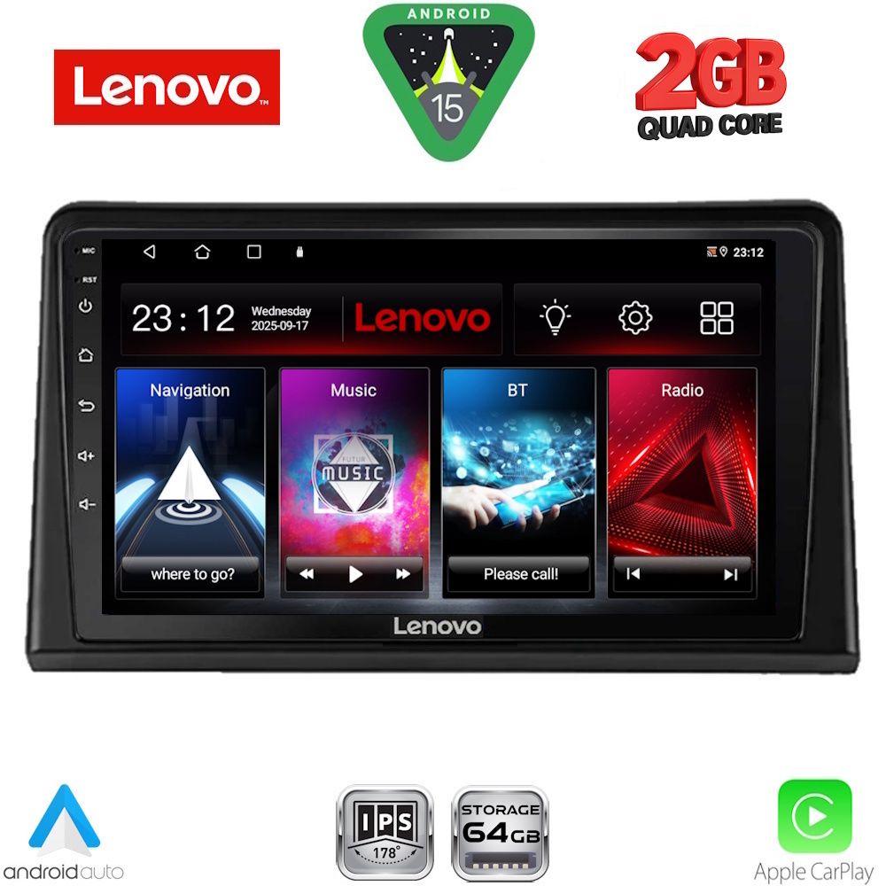 LENOVO LVD 2548_CPA (9inc) MULTIMEDIA TABLET for RENAULT EXPRESS mod. 2020-2026 LENOVO LVD 2548_CPA (9inc) MULTIMEDIA TABLET for RENAULT EXPRESS mod. 2020-2026